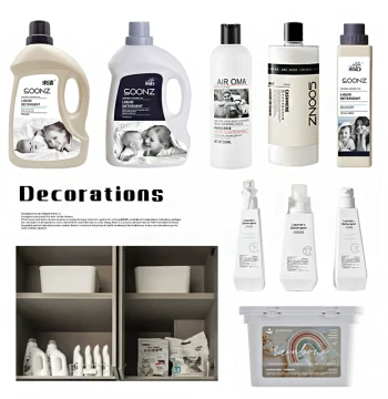 Laundry Detergent Collection Model Room Laundry Room Balcony Laundry Detergent Display Dispenser Bottle Props Bathroom Decor Display