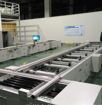 Kengzi Automated Production Plug-in Line - Vehicle-Mounted Ad Player Electronics Assembly Line with Speed Chain Conveyor