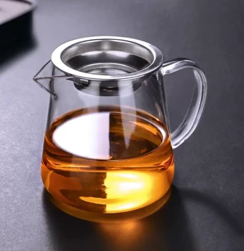 Thickened Fairness Cup Glass Tea Strainer Integrated Set, Heat-Resistant Tea Server, Large Teapot, Tea Sea, Tea Ware Accessories
