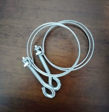 Drip Irrigation Micro-Spray Water Hose Bundling Steel Clamp Socket Direct Elbow Tee Cross Water Pipe Soft Hose Connector White Steel Clamp