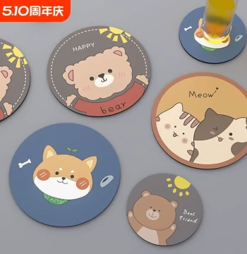 Heat-Resistant Coasters and Cup Mats - Silicone Anti-Scald Table Placemats, Plate Pads, Ins Style Photo Props, Mouse Pads, High-Temperature Desktop Mats
