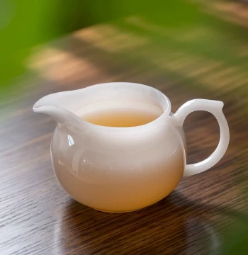 Ice Species Jade Fairness Cup Tea Divider Tea Sea Large Capacity Dehua White Porcelain Transparent Ceramic Kung Fu Tea Set Accessories