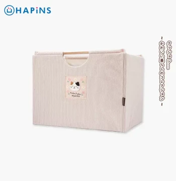 HAPiNS Storage Box for Home Wardrobe Layering Autumn Winter Clothes Storage Box Organizer Box Foldable Storage Basket