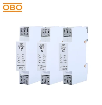 German OBO Control 4-20mA Signal Analog Lightning Protection RS485 Isolated Two-Wire Surge Protector FLD24V
