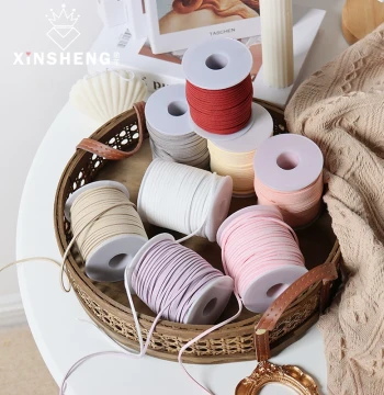 Xinsheng 50 Yards Korean Suede Leather Cord, Deer Skin Rope for DIY Bouquet Packaging, Jewelry Accessories, Bracelet Decoration