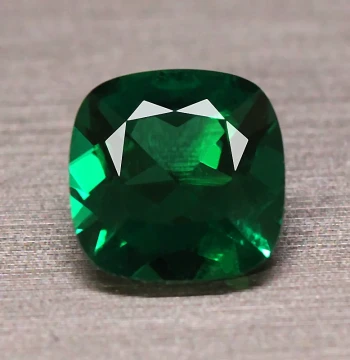 Square Cushion-Cut Emerald Loose Stone Russian Oil-Free Colored Gemstone Tourmaline Carat Ring Face Pendant