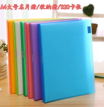 Business Card Holder for Men and Women, VIP Membership Card Organizer for Barber Shops, Credit Card Wallet, Train Ticket Collection Album, Large Capacity Custom A4 Business Card Binder