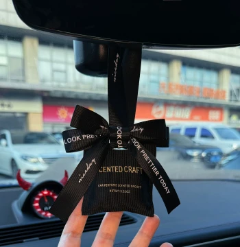 Car Air Freshener Hanging Ornament Interior Odor Eliminator Rearview Mirror Decor Long-Lasting Light Fragrance Premium Vent Air Freshener Sachet