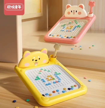 Magnetic Tracing Drawing Board for Children, Magnetic Pen Control Toy for Infants and Babies, Cartoon Animal Style