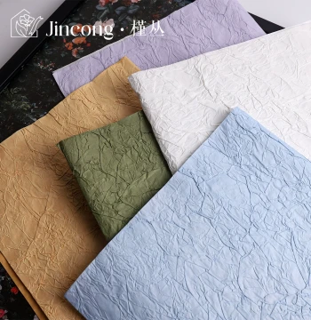 Jincong Premium Handmade Stone-Textured Paper Florist Bouquet Crinkle Wrapping Paper Gift Packaging Floral Supplies