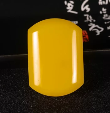 Natural Yellow Dragon Jade Belt Buckle, Hetian Jade Men's Waist Pendant, Belt Buckle, Peaceful Plain Tablet Jade Pendant, Jade Waist Buckle Hanging Ornament