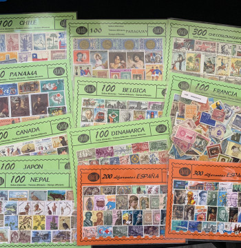 Foreign Stamps Original Import Card-Mounted Loose Stamps Choose Country Choose Quantity