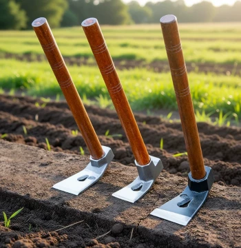 Small Vegetable Hoe, Ice Chisel, Digging Tool for Soil, Fishing, Weeding, Bamboo Shoots, Multi-Functional Outdoor Farming Tool