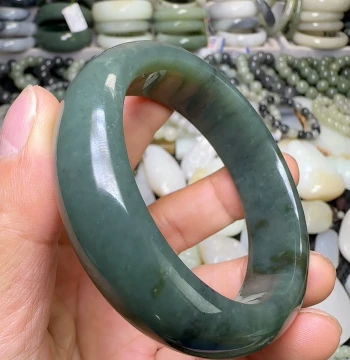 Hetian Jade Shazao Qing Seed Material 56.3mm 83g