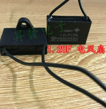 1/1.2/1.5/1.8/2/2.5/3/4/5/6/8/10UF Fan Motor CBB61 Start Capacitor 450V