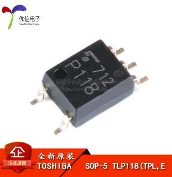Original Authentic Surface-Mount Optocoupler TLP118(TPL,E SOP-5 1-Channel 3.75kV 20Mbps