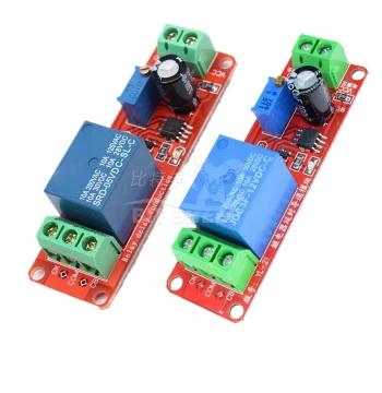 NE555 Delay Module 12V 5V Conduction Relay Monostable Switch Car Automotive 1-10 Seconds Adjustable Time