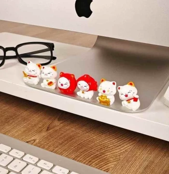 Lucky Cat Mini Male Desktop Creative Ornament