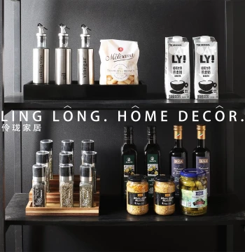 Spice Bottle Oil Bottle Storage Jar Food Seasoning Olive Oil Display Piece Model Room Showroom Kitchen Sideboard Decoration