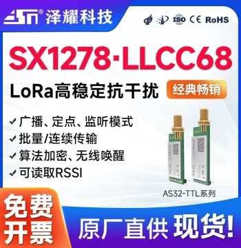 LORA Module 433M Wireless Communication Serial Transceiver Module UART High Compatibility 3000M Stable SX1278