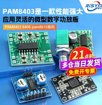PAM8403 8406 pam8610 Amplifier Board Class D 2*3/5/15W Micro Digital Audio Dual Channel Module