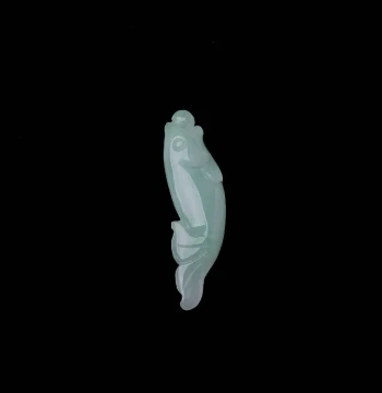 Special Offer Genuine Jade Myanmar Natural Type-A Jadeite Fish Pendant - 'Abundance Year After Year' Jade Fish Ornament Small Fish Necklace Charm