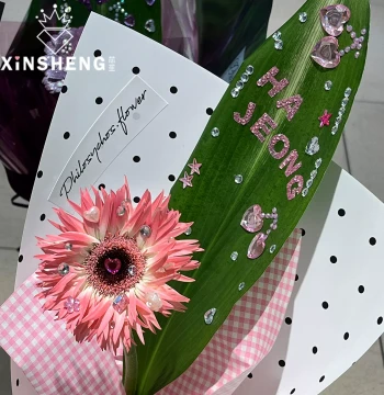 [520 & Mother's Day New Arrival] Xinsheng Pearl Rhinestone Stickers, Creative Decorative Materials for Florist Bouquets and Gift Packaging