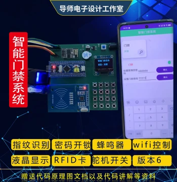 STM32 Microcontroller-Based Smart Access Control System: Electronic Password Lock Design with RFID, Fingerprint Recognition, and APP Control