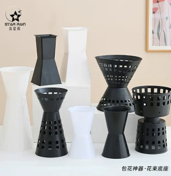Meteor Shower Arrow Tube Flower Wrapping Tool Small Size Extra Tall Fresh Flower Bouquet Arrangement Base Square Block Floral Packaging Materials