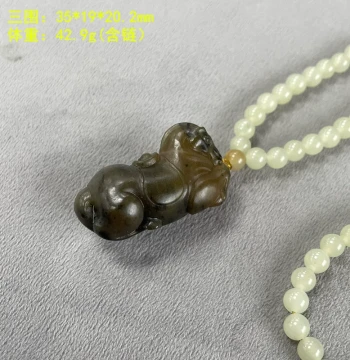 Sugar Blue-and-White Seed Material 'Tang Horse' Pendant Set No Original Skin Zhen® Warehouse Opening Zhen® Warehouse Opening Xinjiang Hetian Jade