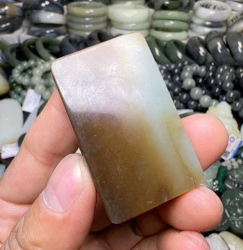 Hetian Jade Qiemo Material, 47 Grams