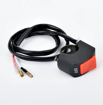 Electric Vehicle Light Switch Battery Motorcycle Headlight External LED Handlebar Modified Button Accessories Assembly Universal
