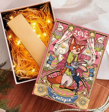 Zootopia Gift Box Premium Packaging Box for Girlfriend Surprise Empty Box Birthday Gift Box
