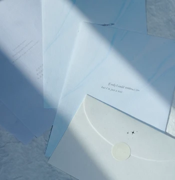 YiYan Original Silhouette Letter Paper and Envelopes: Premium Romantic Birthday, Valentine's Day, and Anniversary Greeting Cards