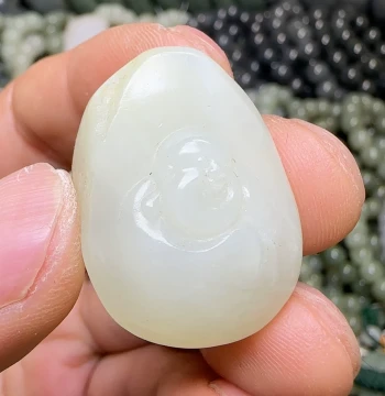Hetian Jade Seed Material 17.8g