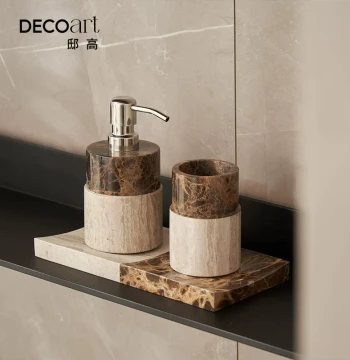 Xujing Hotel Showroom Marble Bathroom Vanity Set Dige High-End Bathroom Washstand Tray