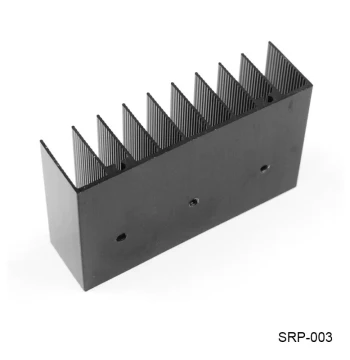 Aluminum Heat Sink with Black Oxide Finish, Suitable for TDA2030, LM1875, TDA7377, TDA7850, etc.