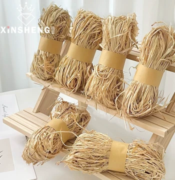 Xinsheng Natural Raffia Grass Fresh Flower Bouquet Matching Materials Handmade Floral Art DIY Gift Decoration Packaging Materials