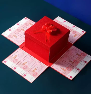 Birthday Gift Box Internet-Famous Explosion Surprise Money-Pulling Box, Gift for Boyfriend/Husband/Men, Xinjiang Free Shipping
