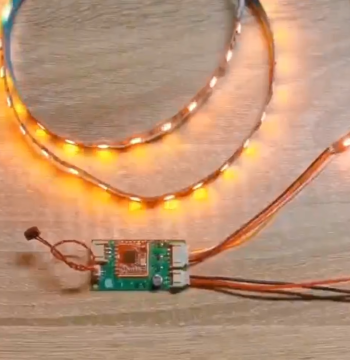 RGB Color Light Voice Control Board 5V Light Strip Atmosphere Light LED Voice Recognition Dimming Color Tuning DYL110