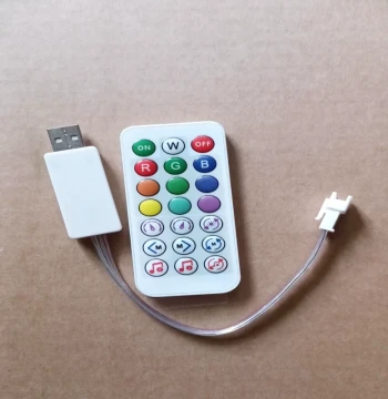 WS2812 RGB Color-Changing Light Strip Controller with Dimming and Running Light Effects for WS2811
