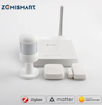 Zemismart Sensor Kit: Door/Window, Human Presence, Temperature and Humidity Sensors for Automatic Induction Door Opening and Lighting