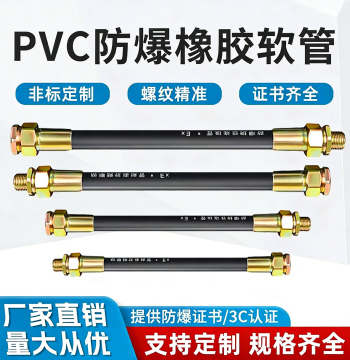 Explosion-Proof Flexible Conduit Galvanized Explosion-Proof Hose 1/2 Inch Explosion-Proof Connection Pipe Flame-Retardant High-Pressure Special Wholesale Customizable