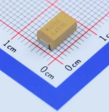 TAJD476K025RNJ Tantalum Capacitor 47uF ±10% 25V Package: CASE-D-7343 Tape Packaging