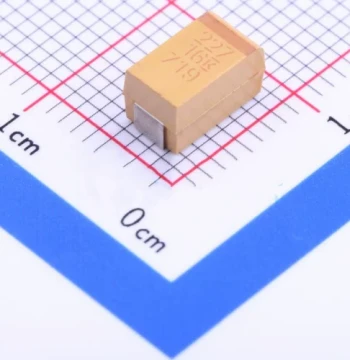 220uF ±10% 16V Tantalum Capacitor T491X227K016AT, Package CASE-X-7343-43(mm)