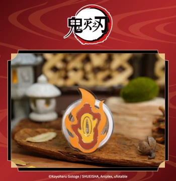 [Pre-sale ANIPLEX] Demon Slayer Nichirin Sword Guard Magnetic Phone Stand, Rengoku Edition