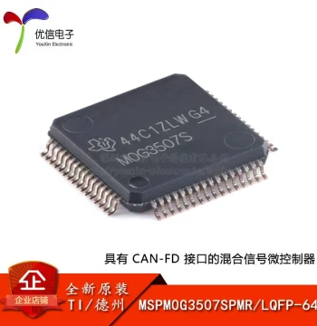 Original MSPM0G3507SPMR LQFP-64 Mixed-Signal Microcontroller with CAN-FD Interface