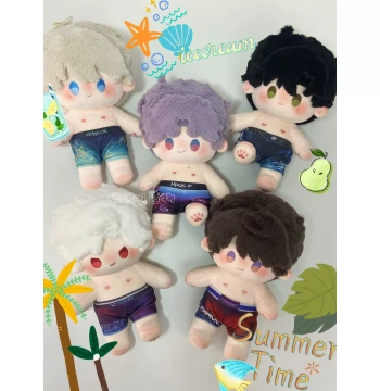 [In Stock] Love and Deepspace Beach Card Qi Yu Shen Xinghui Li Shen Qin Che Xia Yizhou Cotton Doll Clothes Swim Trunks