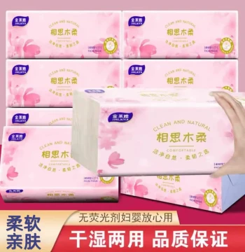 Extra-Large Bulk Pack Facial Tissues and Napkins, Whole Case Value Pack for Home Use, Baby Safe