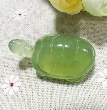 Authentic Natural Xiuyan Jade Antique Jade Turtle Ornament Longevity Turtle Stone Play Piece Jade Hand Play Gift for Others